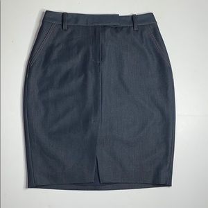 Elie Tahari Navy Blue Pencil Skirt Sz 2